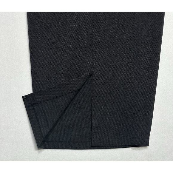 Lafayette 148 New York Dress Size 4 $698 Charcoal Sheath Knee Length EUC - Picture 7 of 11